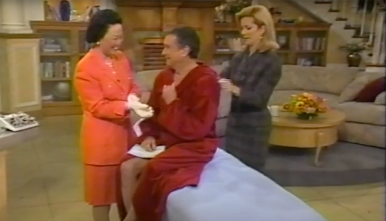Acupuncture on Mr. Regis Philbin